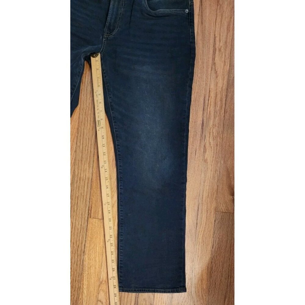 Buffalo David Bitton Jeans 36x30 Blue Relaxed Straight Stretch Driven Basic Dark - Picture 6 of 9